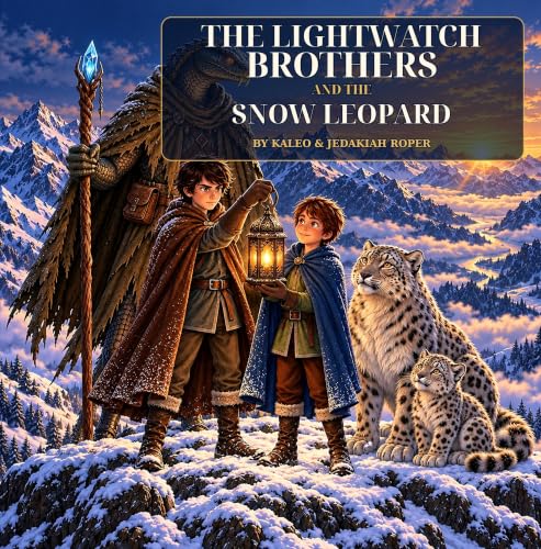 Published cover of The Lightwatch Brothers and the Snow Leopard by Kaleo & Jedakiah Roper